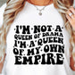 Im Not A Queen Of Drama Svg Files, Svg Tshirt, Png and Svg Sublimation Design, Svg Files For Cricut, Silhouette