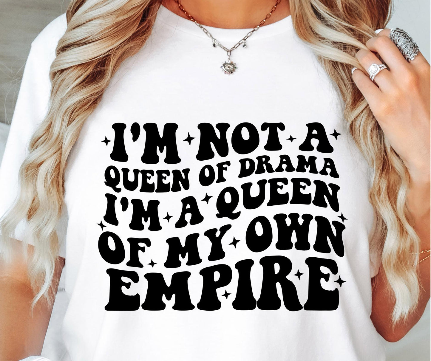 Im Not A Queen Of Drama Svg Files, Svg Tshirt, Png and Svg Sublimation Design, Svg Files For Cricut, Silhouette