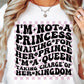 Im Not A Princess Waiting For Her Prince Svg Files, Svg Tshirt, Png and Svg Sublimation Design, Svg Files For Cricut, Silhouette