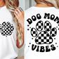 DOG MOM VIBES, Retro Svg Tshirt, Png and Svg Sublimation Design, Svg Files For Cricut, Silhouette, pocket