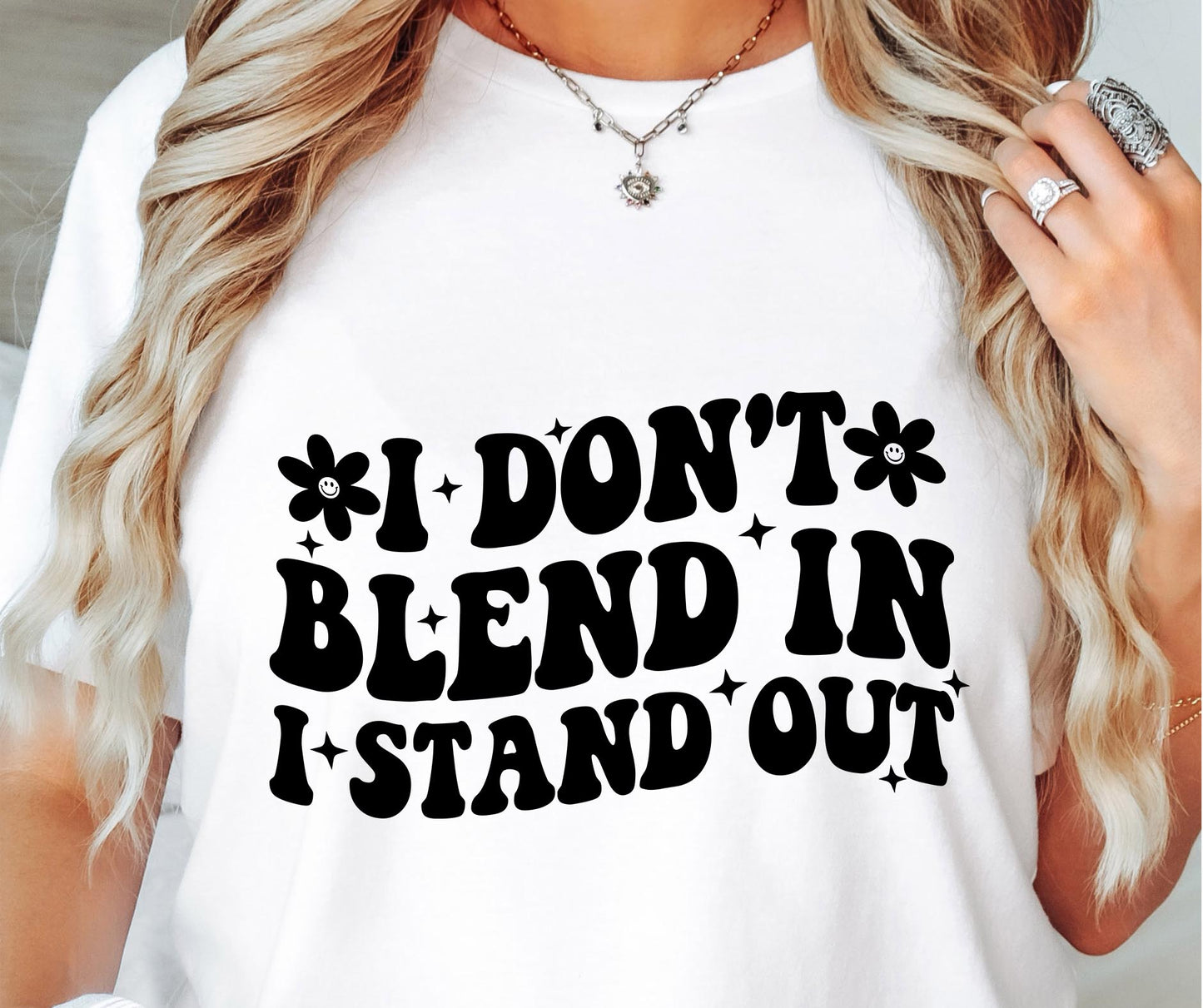 I Dont Blend In I Stand Out Svg Files, Svg Tshirt, Png and Svg Sublimation Design, Svg Files For Cricut, Silhouette