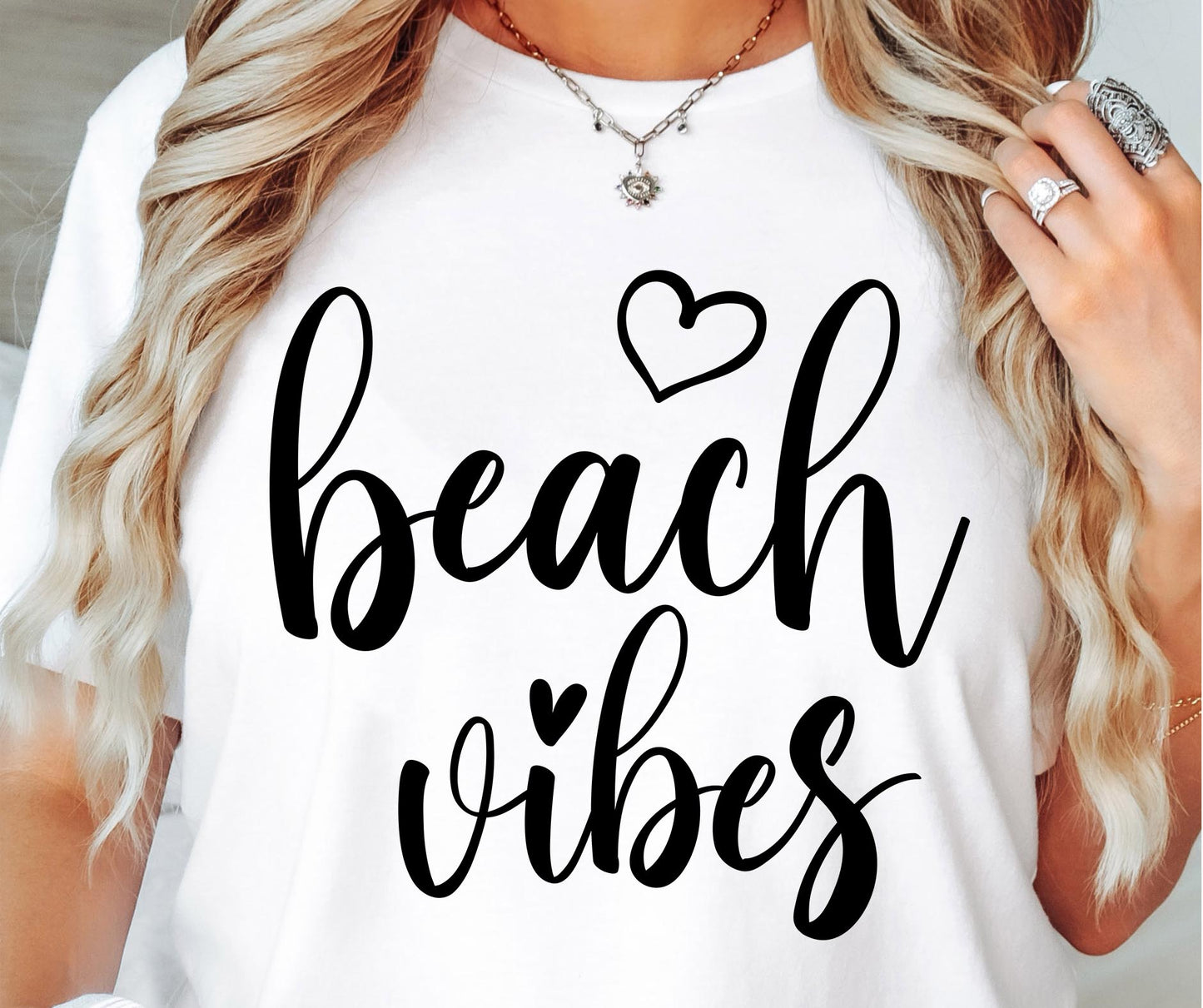 BEACH Vibes  SVG and PNG, Retro Font T-shirt Design, Svg Files For Cricut, Silhouette, Digital Download