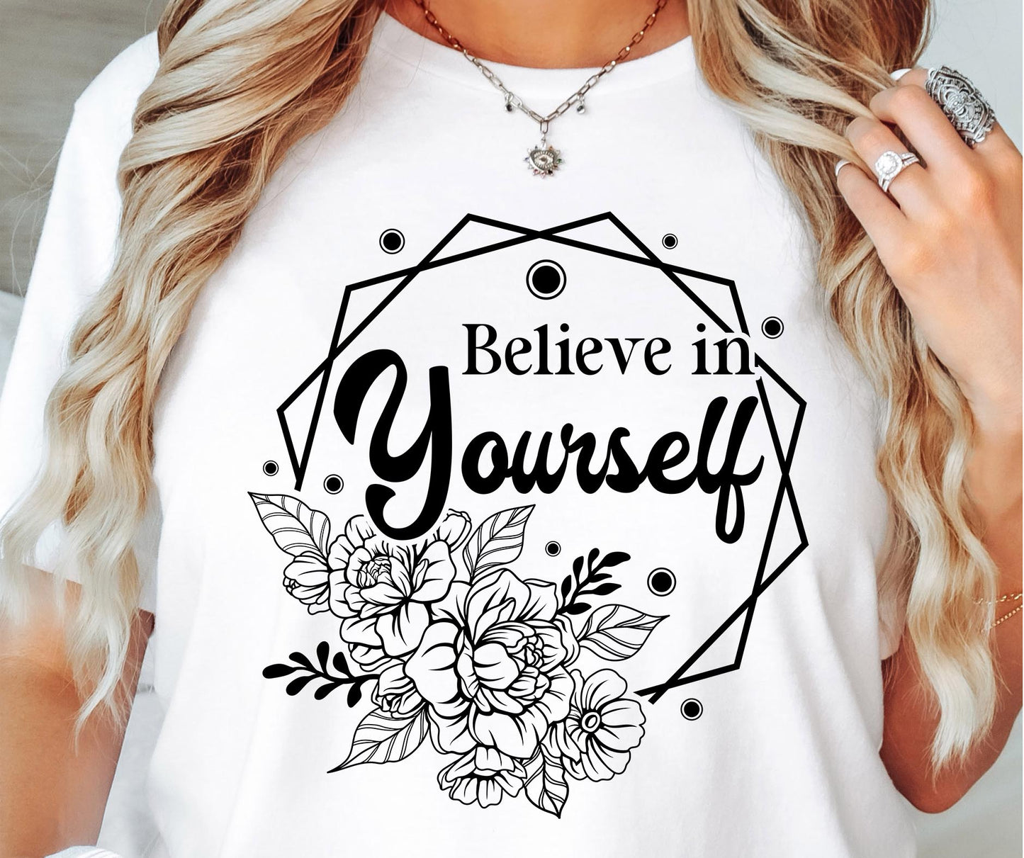 Believe In Yourself Svg Files, Svg Tshirt, Png and Svg Sublimation Design, Svg Files For Cricut, Silhouette