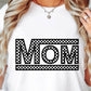 CHECKERED MOM SVG and PNG, Retro Font T-shirt Design, Svg Files For Cricut, Silhouette, Digital Download (1)