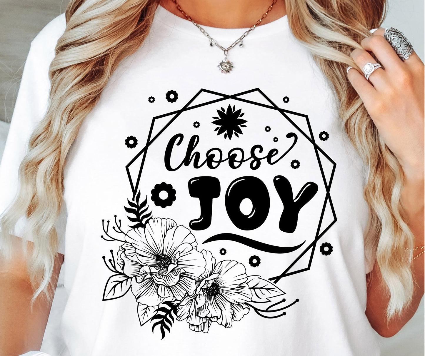 Choose Joy Svg Files, Svg Tshirt, Png and Svg Sublimation Design, Svg Files For Cricut, Silhouette