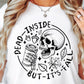 Dead Inside But Its Fall Svg Files, Svg Tshirt, Png and Svg Sublimation Design, Svg Files For Cricut, Silhouette