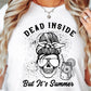 Dead Inside But Its Summer Ribbon Svg Files, Svg Tshirt, Png and Svg Sublimation Design, Svg Files For Cricut, Silhouette