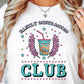 Sublimation PNG Sublimation PNG - Easily Distracted Club T-shirt Png Design, Retro Hippy Sublimation, Funny Varsity Digital Download PNG File, Commercial Use-Tumblerwrapdesigns