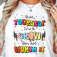 Sublimation PNG Sublimation PNG - Give yourself time to grow you are worth it T-shirt Png Design, Retro Hippy Sublimation, Inspirational Digital Download PNG File, Commercial Use (1)-Tumblerwrapdesigns