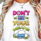 Sublimation PNG Sublimation PNG - Dont Let your dreams die T-shirt Png Design, Retro Hippy Sublimation, Motivational Digital Download PNG File, Commercial Use-Tumblerwrapdesigns