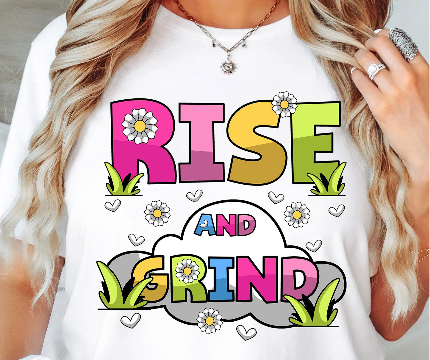 Rise and Grind T-shirt Png Design, Retro Hippy Sublimation, Motivational  Digital Download PNG File, Commercial Use (1)