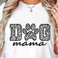 Dog mama leopard T-shirt Svg Png Design, Retro Groovy Sublimation, Dog Mom  Digital Download PNG File, Svg File, Commercial Use Matching Pocket Front Back