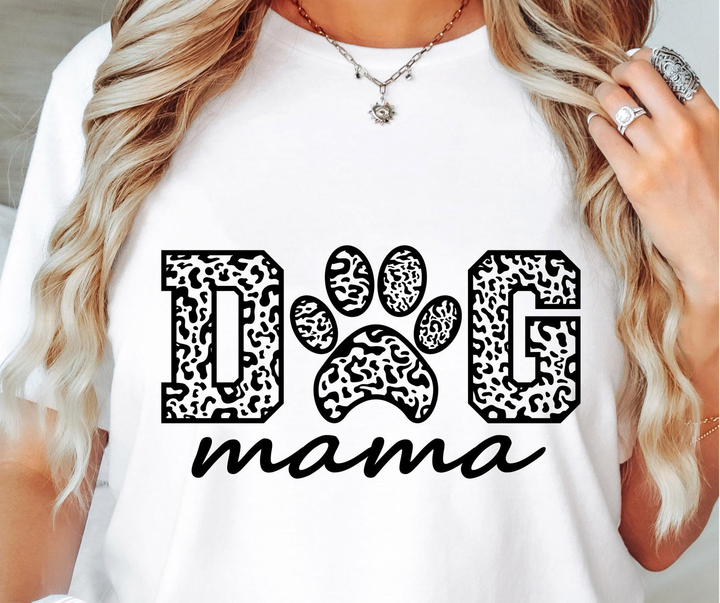 Dog mama leopard T-shirt Svg Png Design, Retro Groovy Sublimation, Dog Mom  Digital Download PNG File, Svg File, Commercial Use Matching Pocket Front Back