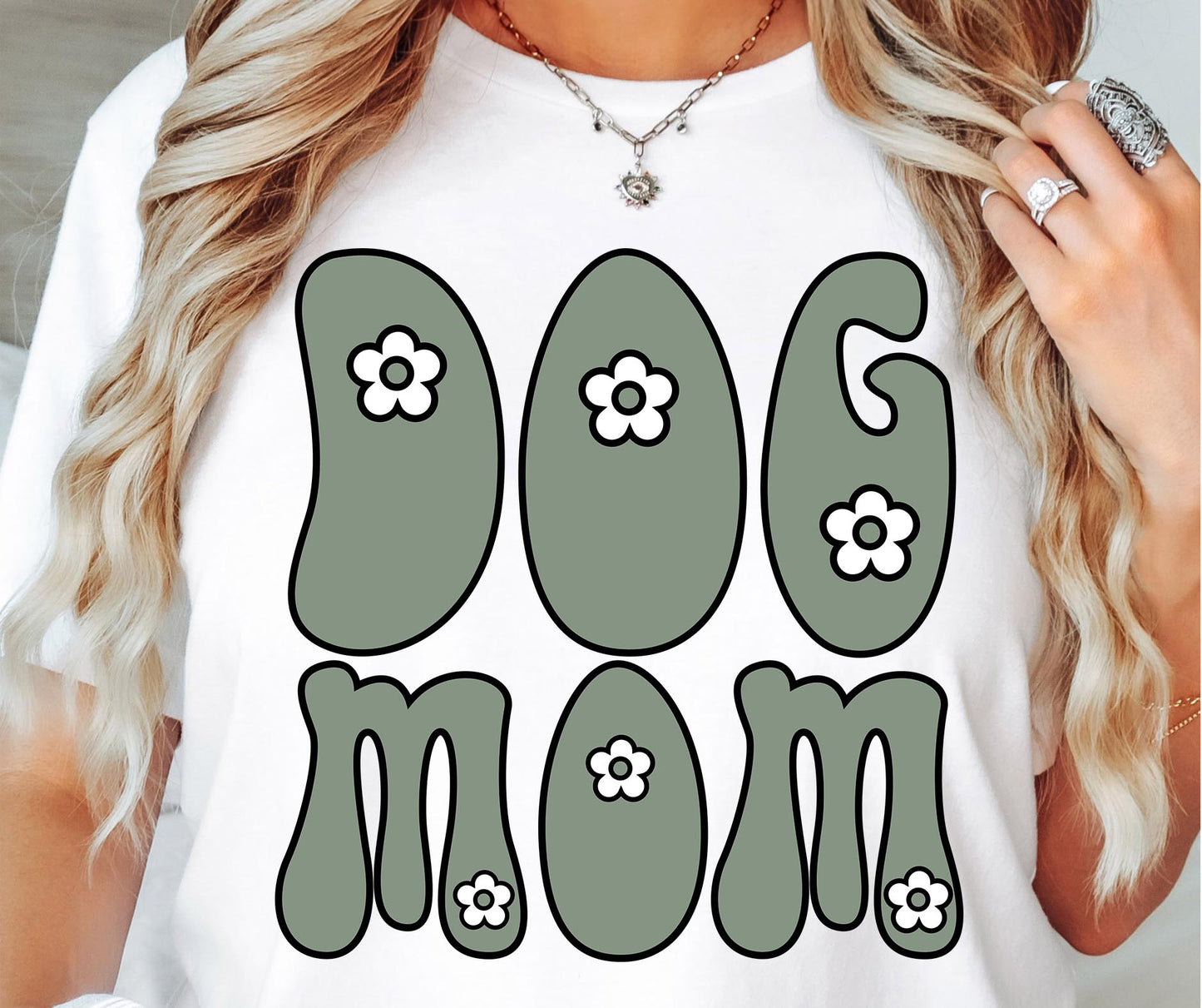 Sublimation PNG Sublimation PNG - Cute dog mom T-shirt Png Design, REtro Floral Sublimation, Motivational Digital Download PNG File,-Tumblerwrapdesigns