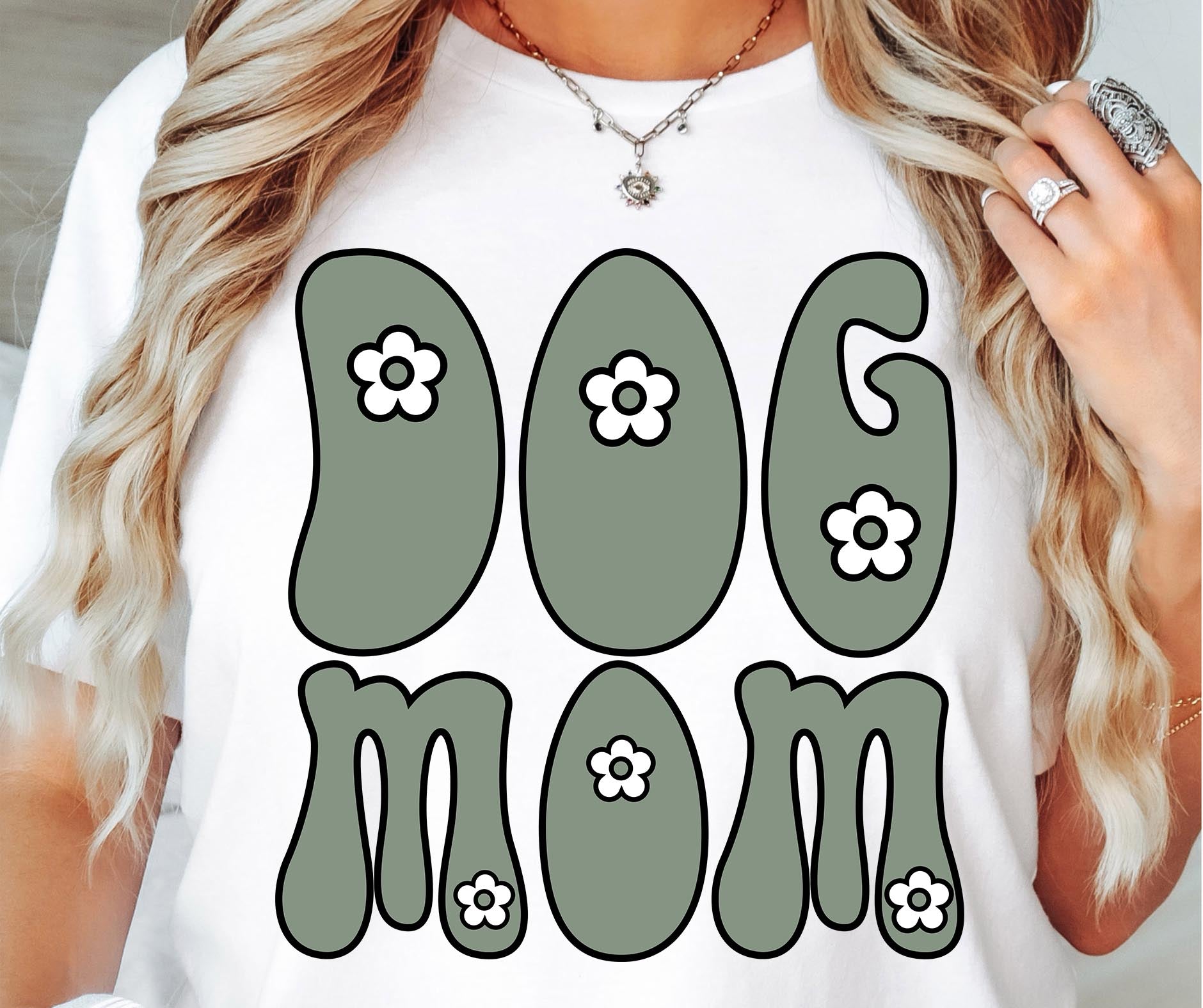 Sublimation PNG Sublimation PNG - Cute dog mom T-shirt Png Design, REtro Floral Sublimation, Motivational Digital Download PNG File, Commercial Use-Tumblerwrapdesigns