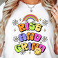 Sublimation PNG Sublimation PNG - Rise and Grind Rainbow Emoji T-shirt PNG Design, Sublimation Tee Motivational Digital Download PNG File, Commercial Use-Tumblerwrapdesigns