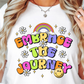 Sublimation PNG Sublimation PNG - Embrace The Journey Rainbow Emoji T-shirt PNG Design, Sublimation Tee Motivational Digital Download PNG File, Commercial Use-Tumblerwrapdesigns