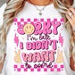 Sublimation PNG Sublimation PNG - Sorry Im Late Rainbow Emoji T-shirt PNG Design, Sublimation Tee Motivational Digital Download PNG File, Commercial Use-Tumblerwrapdesigns