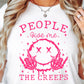 Sublimation PNG Sublimation PNG - People give me the creeps T-shirt Png Design, Retro Smile Skeleton Sublimation, Groovy Gothic Digital Download PNG File,-Tumblerwrapdesigns