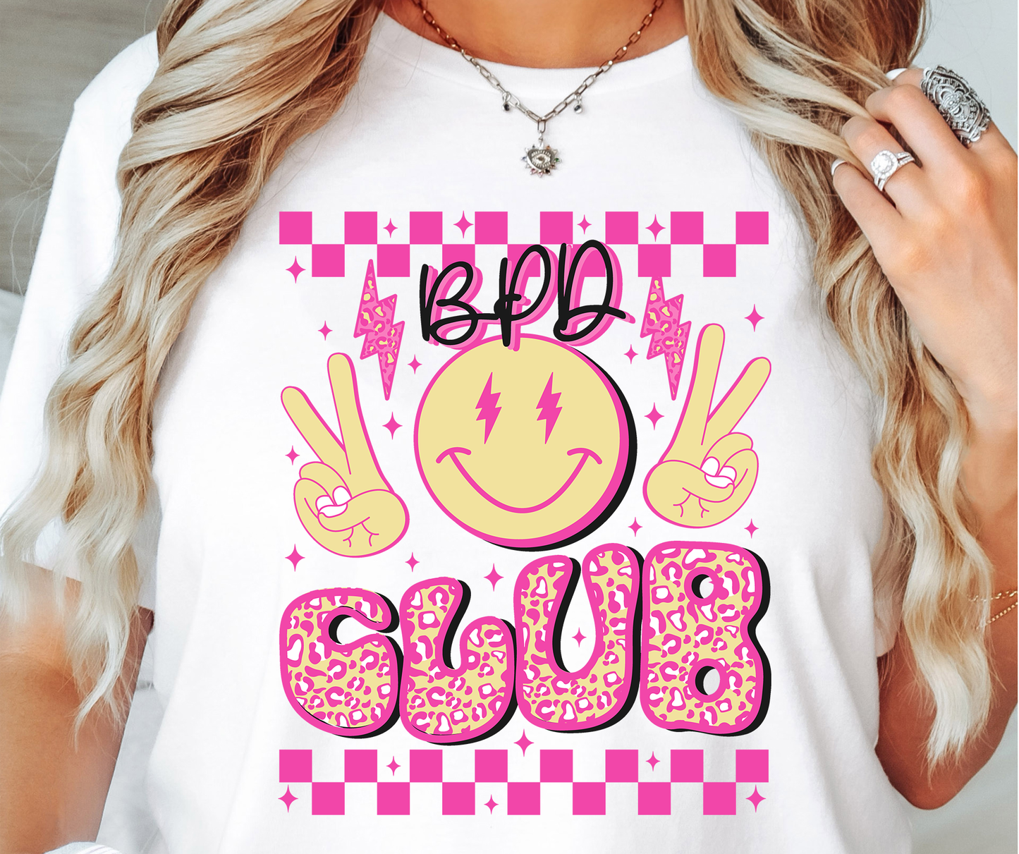 BPD club Borderline Personality Disorder T-shirt PNG Design,  Sublimation Tee Motivational Digital Download PNG File, Commercial Use