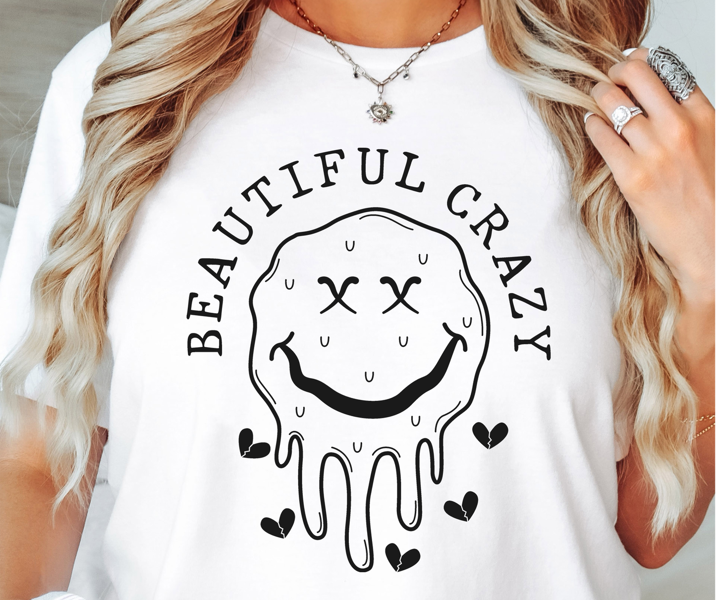 Beautiful Crazy Dead Face Emoji T-shirt PNG Design,  Sublimation Tee Motivational Digital Download PNG File, Commercial Use