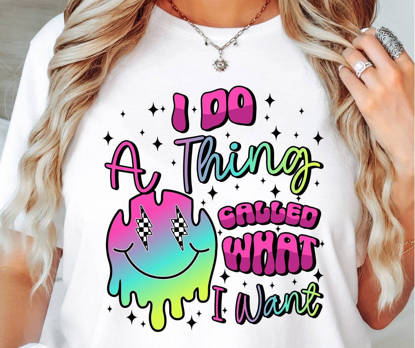 I do a thing called what i want  T-shirt Png Design, Skeleton Floral Sublimation, Motivational Digital Download PNG File,