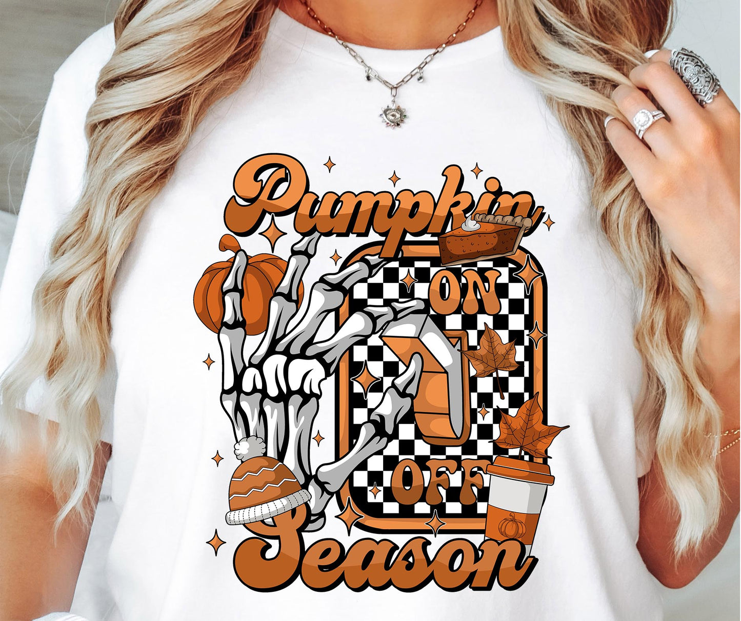 Pumpkin Season Spice Skeleton Switch Fall T-shirt PNG Design,  Sublimation Tee Motivational Digital Download PNG File, Commercial Use (1)