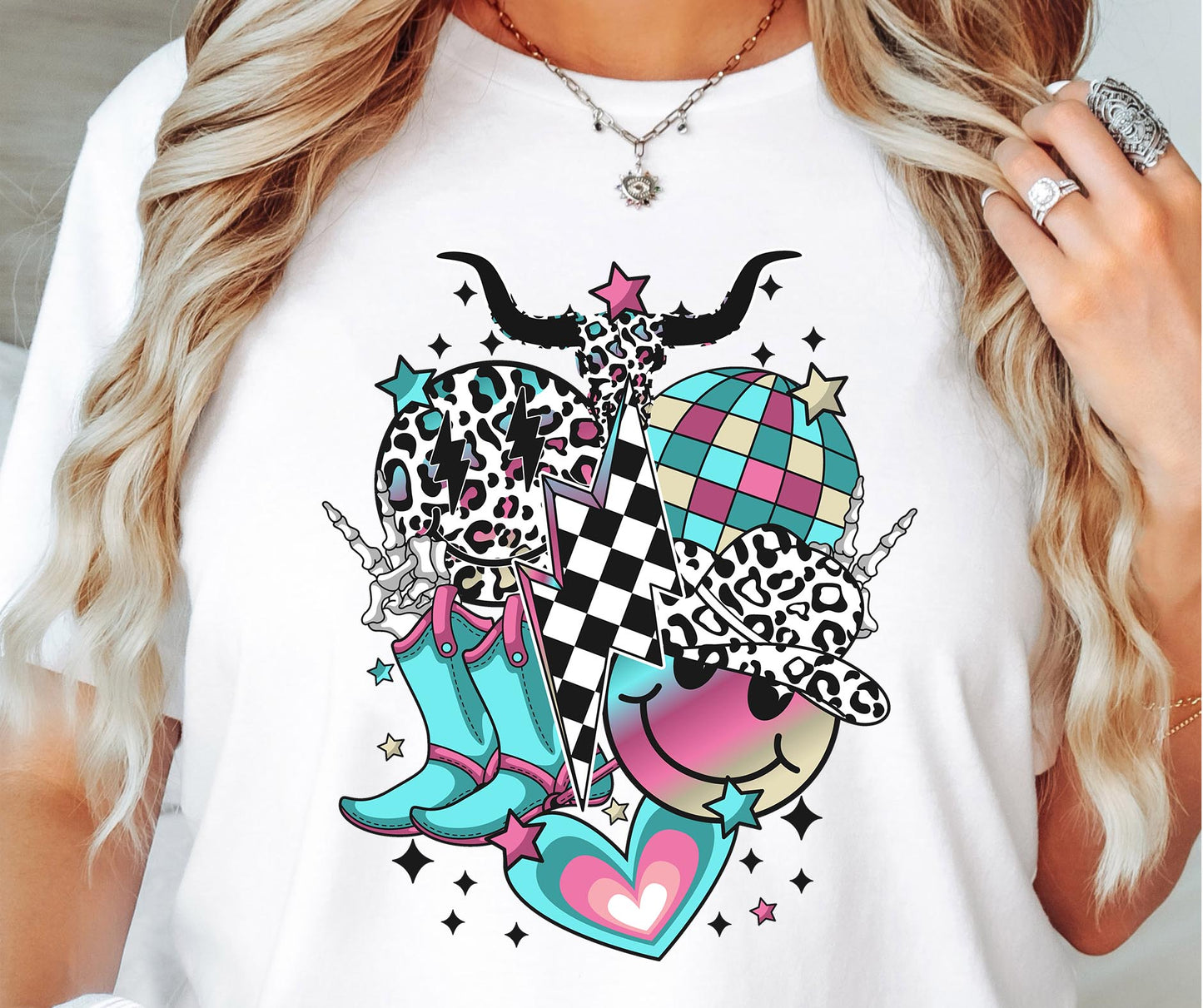 Country Girl T-shirt Png Design, Retro Smile Sublimation, Groovy Vibes Digital Download PNG File, Commercial Use