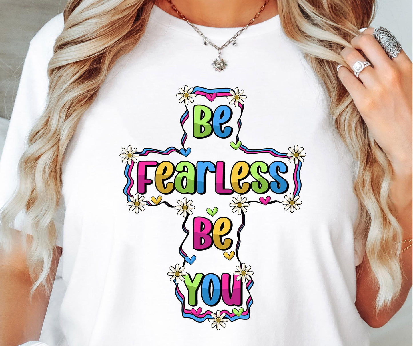 Be fearless, be you, T-shirt Sublimation Png Design, Inspirational Quote Png, Retro Groovy Flower, Motivational Png, Positive Quotes, Self Love Png