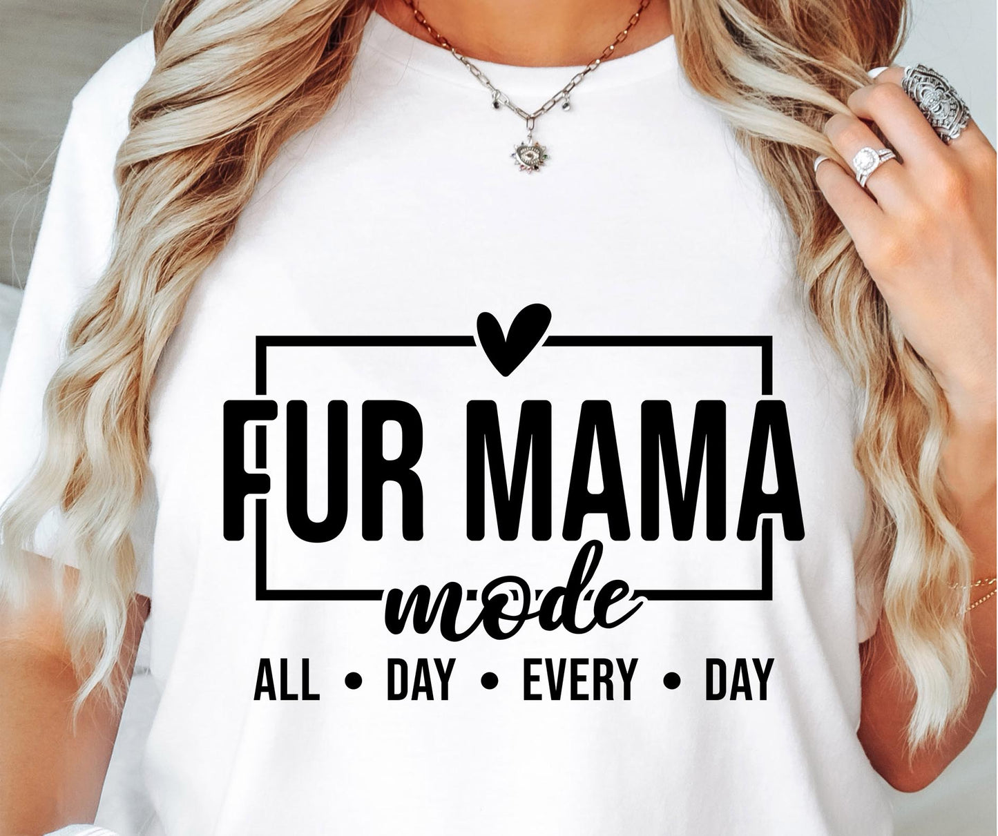 Fur Mama Mode T-shirt Svg Png Design, Retro Groovy Sublimation, Dog Mom  Digital Download PNG File, Svg File, Commercial Use Matching Pocket Front Back