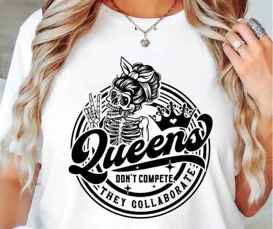 Queens dont compete Queens dont compete Svg Png, Sublimation Design, Sassy Retro Png svg, Sarcastic Png, Funny Quote, Sublimation Design, shirt design