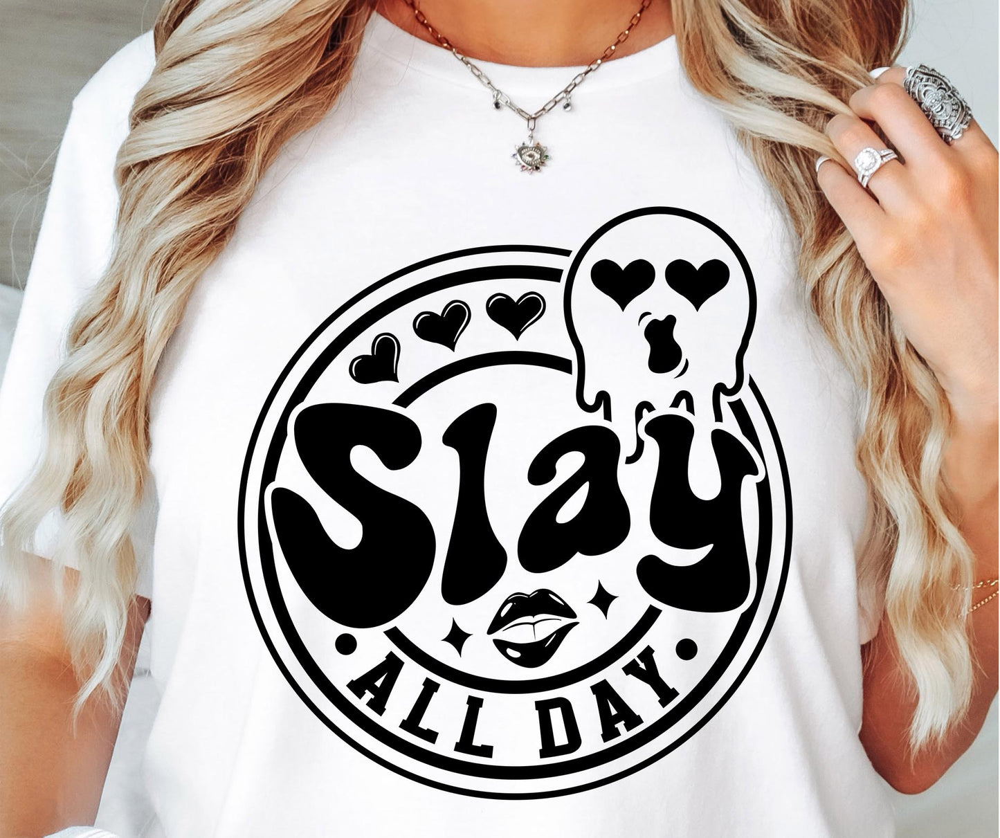 Slay all Day Svg Png, Sublimation Design, Sassy Retro Png svg, Sarcastic Png, Funny Quote, Sublimation Design, shirt design