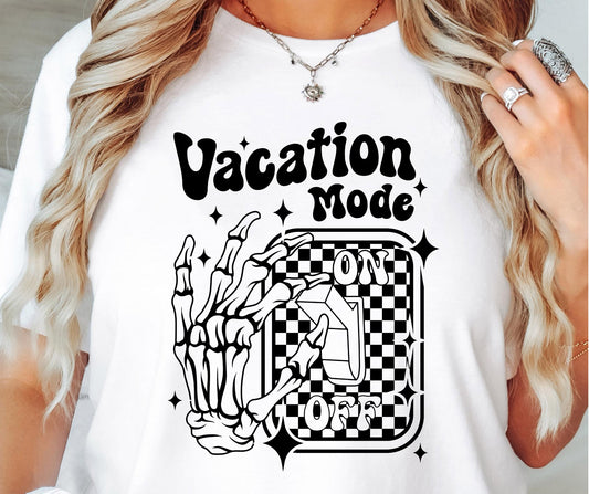 Vacation Mode On Svg Files, Svg Tshirt, Png and Svg Sublimation Design, Svg Files For Cricut, Silhouette