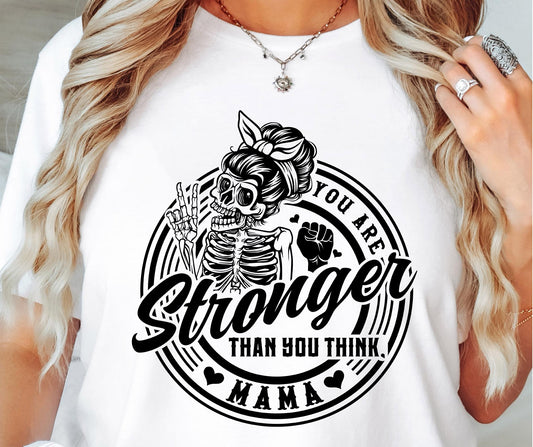 You are stronger then you think mama  Svg Png Sublimation Design, Sassy Retro Png, Sarcastic Png, Funny Sublimation Design, shirt design