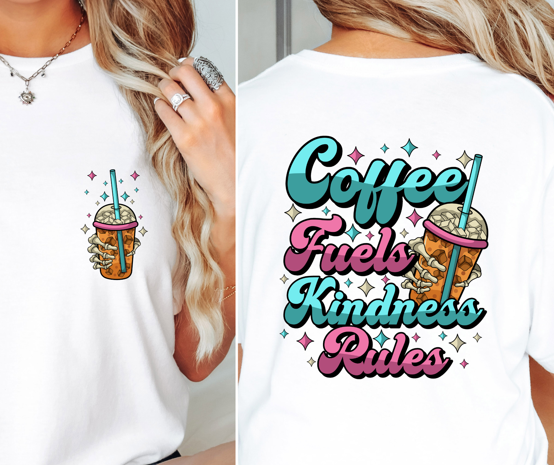 Sublimation PNG Sublimation PNG - Coffee Fuels Kindness Rules T-shirt Png Design, Retro Hippy Sublimation, Sassy Smile 90s Digital Download PNG File, Pocket design-Tumblerwrapdesigns