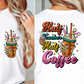 Sublimation PNG Sublimation PNG - Half Teacher half Coffee T-shirt Png Design, Retro Hippy Sublimation, Smile 90s Digital Download PNG File, Pocket design-Tumblerwrapdesigns