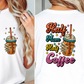 Sublimation PNG Sublimation PNG - Half Coffee Half Mom T-shirt Png Design, Retro Hippy Sublimation, Smile 90s Digital Download PNG File, Pocket design-Tumblerwrapdesigns