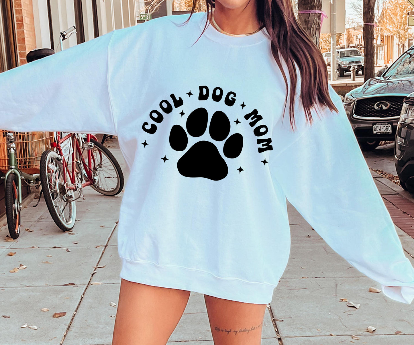 Cool Dog Mom T-shirt Svg Png Design, Retro Groovy Sublimation, Dog Mom  Digital Download PNG File, Svg File, Commercial Use Matching Pocket Front Back