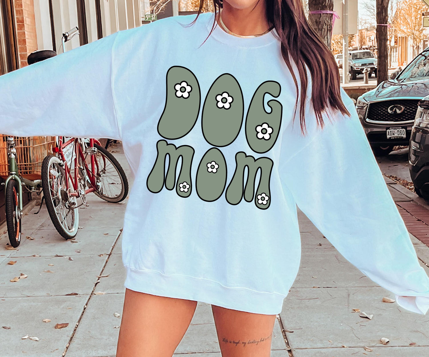 Sublimation PNG Sublimation PNG - Cute dog mom T-shirt Png Design, REtro Floral Sublimation, Motivational Digital Download PNG File,-Tumblerwrapdesigns