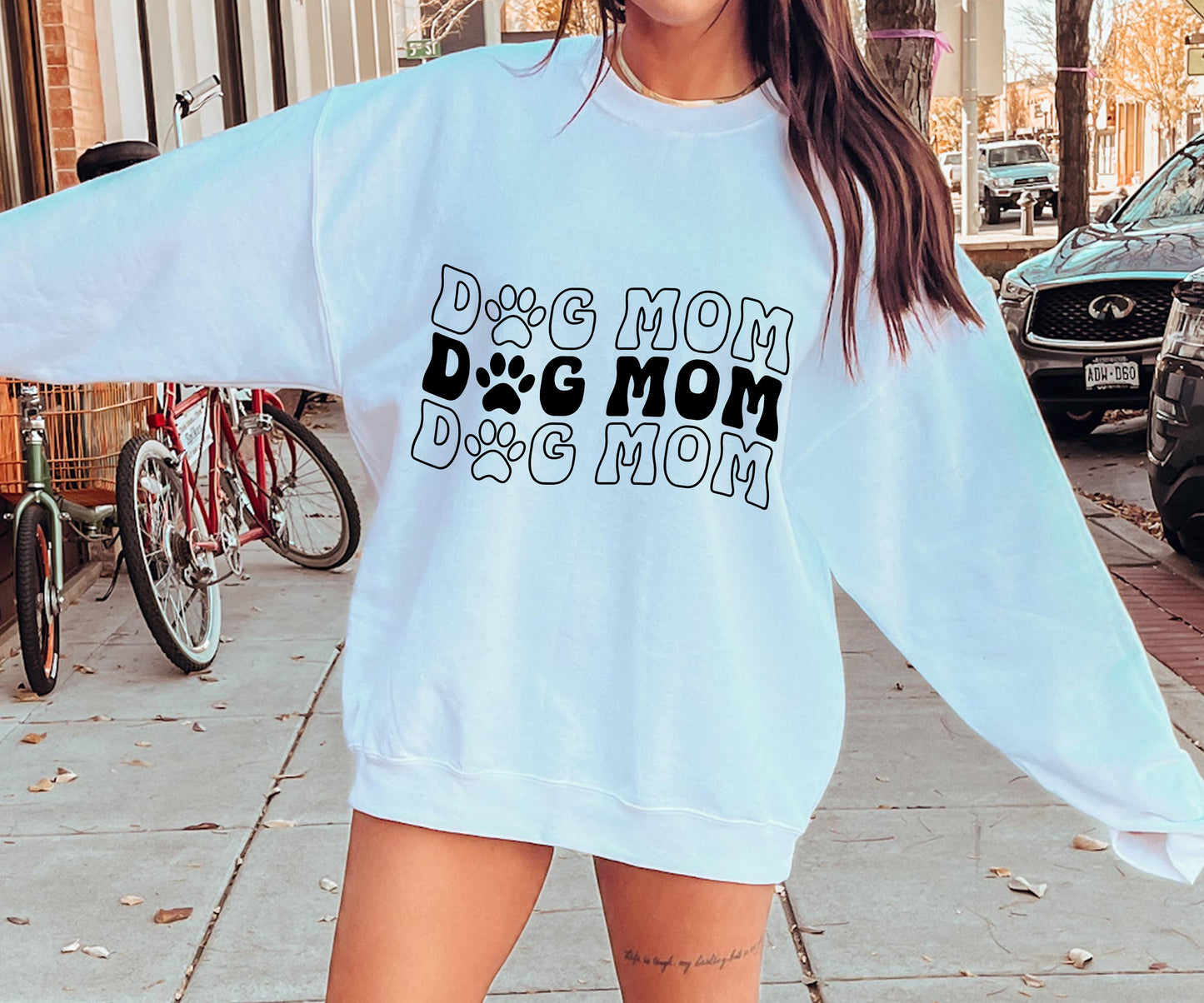 Dog Mom Wave T-shirt Svg Png Design, Retro Groovy Sublimation, Dog Mom  Digital Download PNG File, Svg File, Commercial Use Matching Pocket Front Back