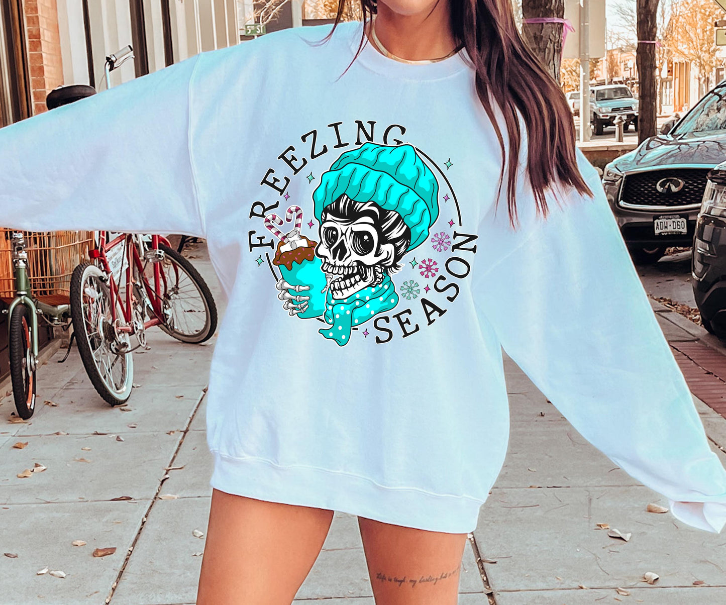 Sublimation PNG Sublimation PNG - Freezing Season Winter Skeleton T-shirt PNG Design, Sublimation Tee Motivational Digital Download PNG File, Commercial Use (1)-Tumblerwrapdesigns