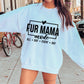 Fur Mama Mode T-shirt Svg Png Design, Retro Groovy Sublimation, Dog Mom  Digital Download PNG File, Svg File, Commercial Use Matching Pocket Front Back