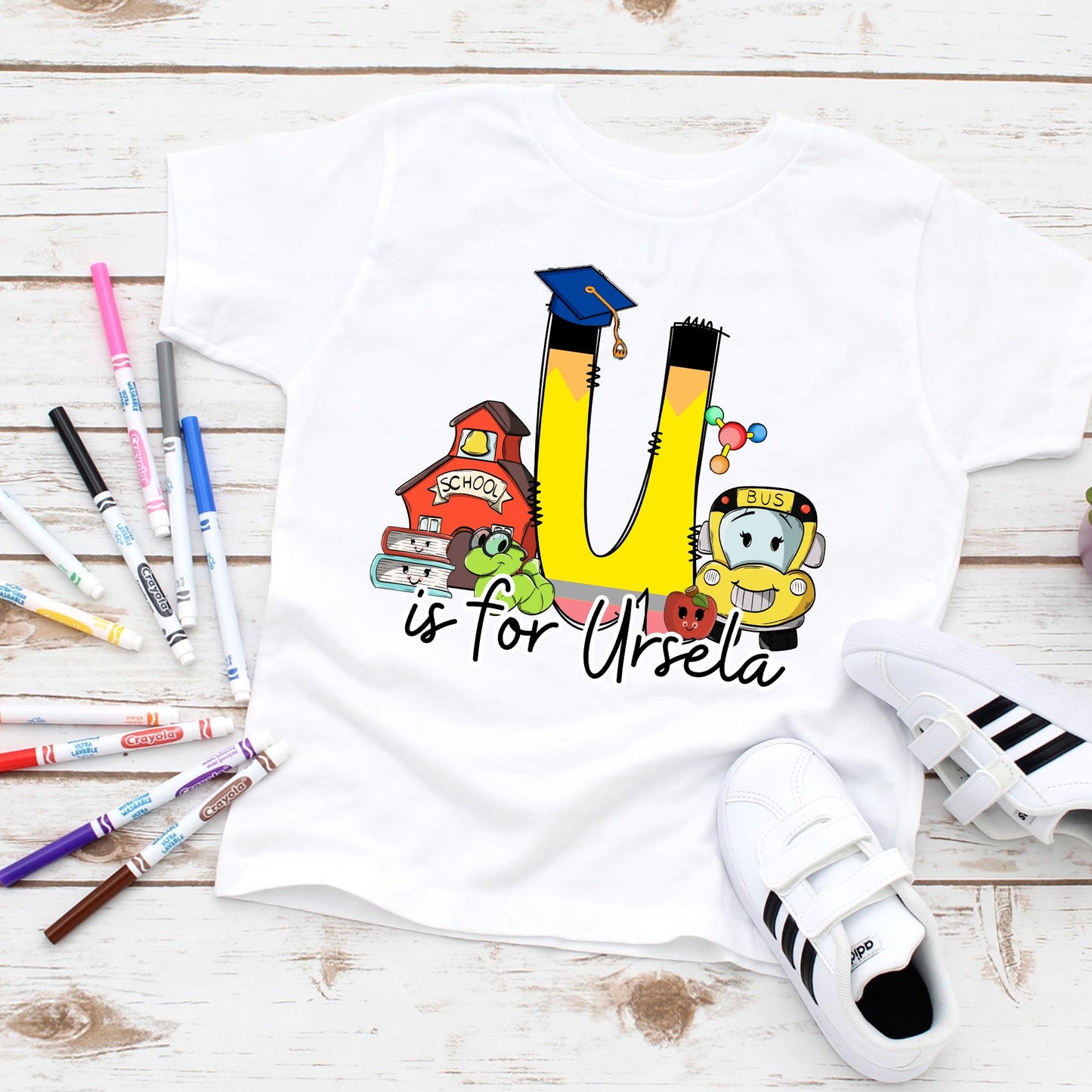 29x Back to School PNG Editable Canva Tumbler Templates, Add Your Own Name, Personalised Kids Canva Template, Sublimation Tee Designs