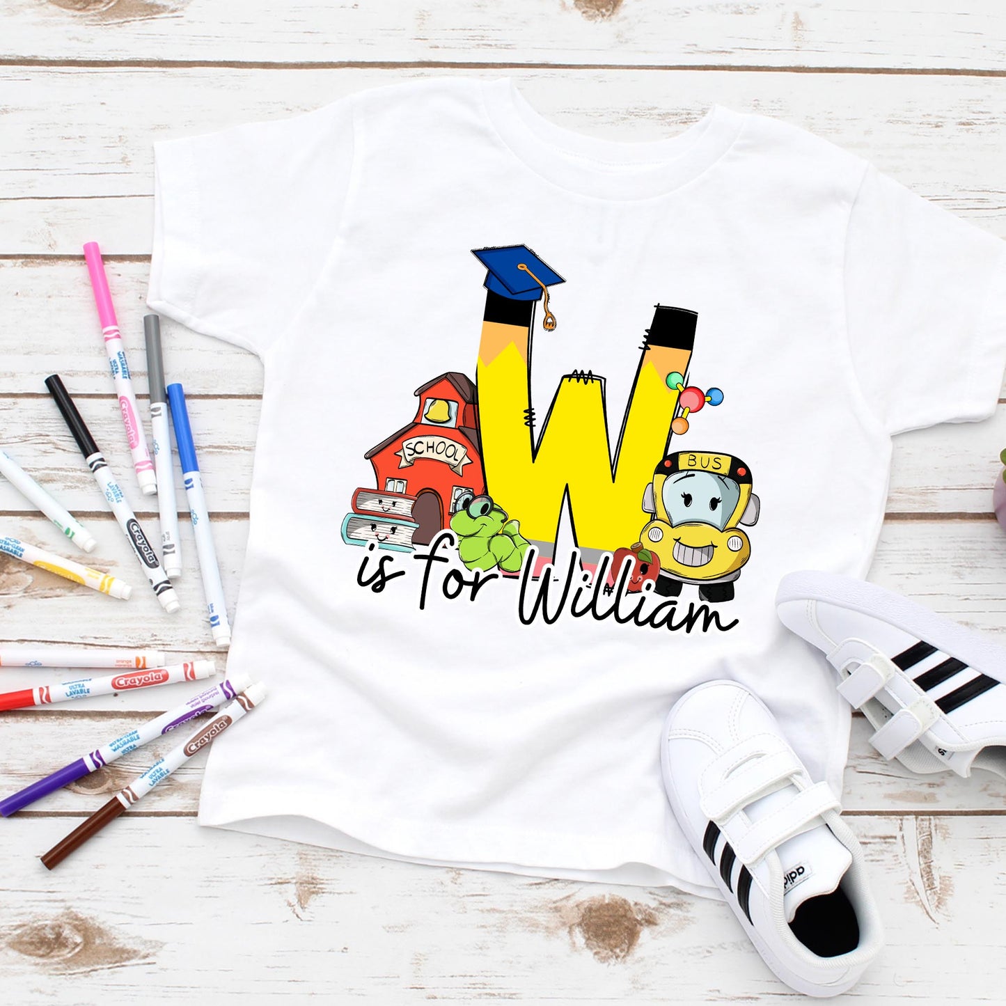 29x Back to School PNG Editable Canva Tumbler Templates, Add Your Own Name, Personalised Kids Canva Template, Sublimation Tee Designs