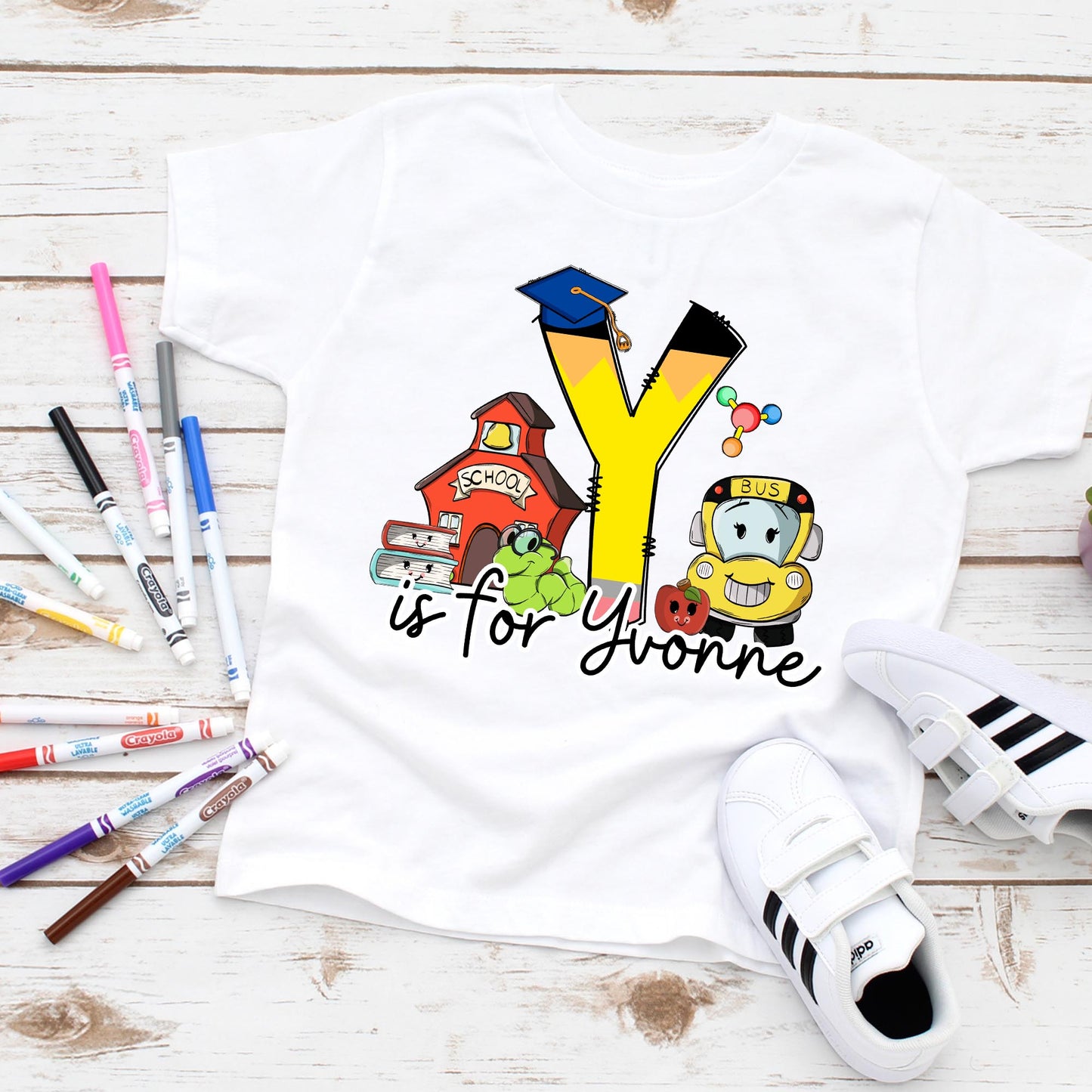 29x Back to School PNG Editable Canva Tumbler Templates, Add Your Own Name, Personalised Kids Canva Template, Sublimation Tee Designs