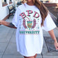 Sublimation PNG Sublimation PNG - BPD University T-shirt Png Design, Retro Hippy Sublimation, Funny Mental health Digital Download PNG File, Commercial Use-Tumblerwrapdesigns