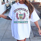 Sublimation PNG Sublimation PNG - Cowgirl University T-shirt Png Design, Retro Hippy Sublimation, Varsity Digital Download PNG File, Commercial Use-Tumblerwrapdesigns