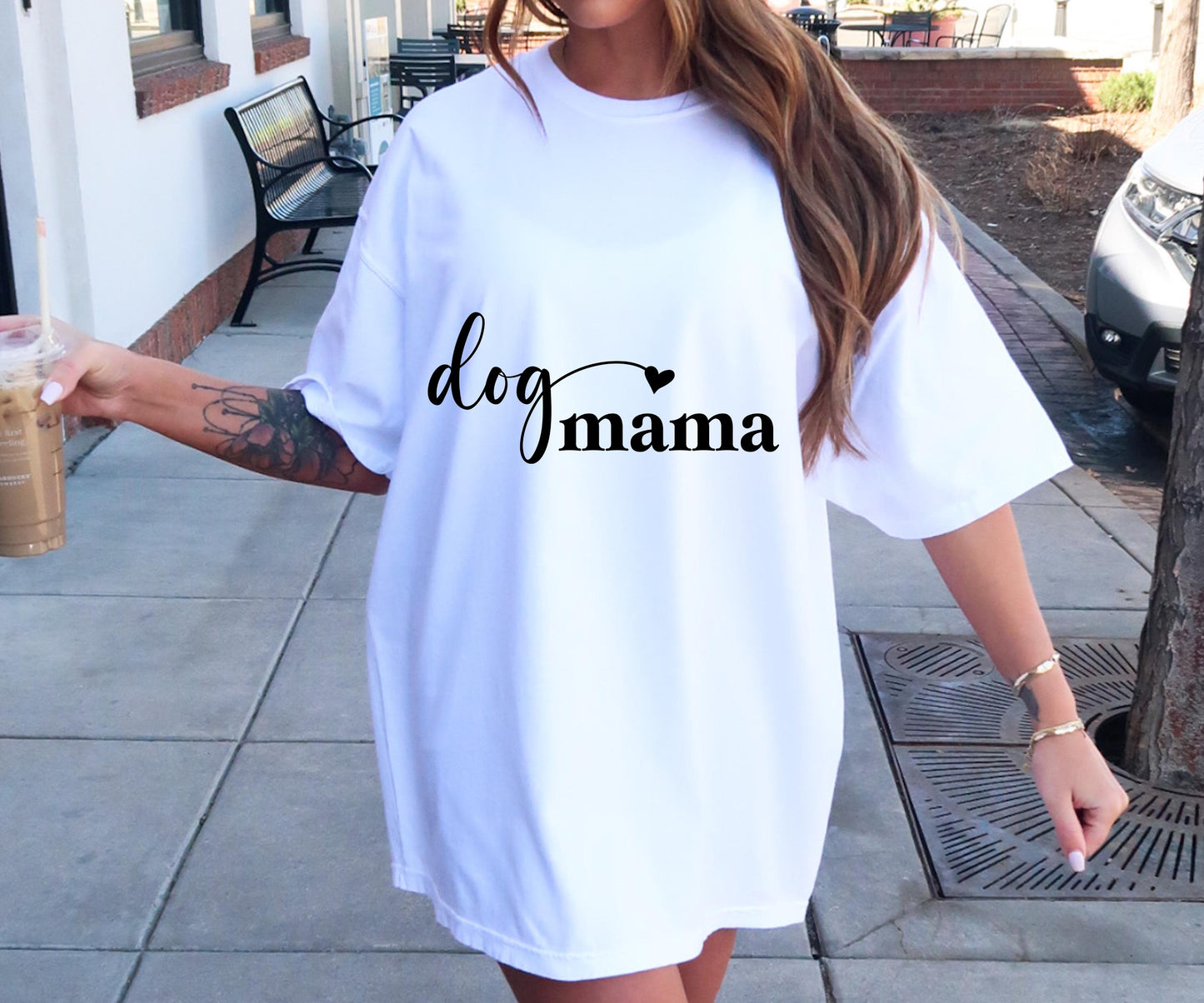 Dog Mama Heart T-shirt Svg Png Design, Retro Groovy Sublimation, Dog Mom  Digital Download PNG File, Svg File, Commercial Use Matching Pocket Front Back