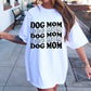 Dog Mom Wavy Retro T-shirt Svg Png Design, Retro Groovy Sublimation, Dog Mom  Digital Download PNG File, Svg File, Commercial Use Matching Pocket Front Back