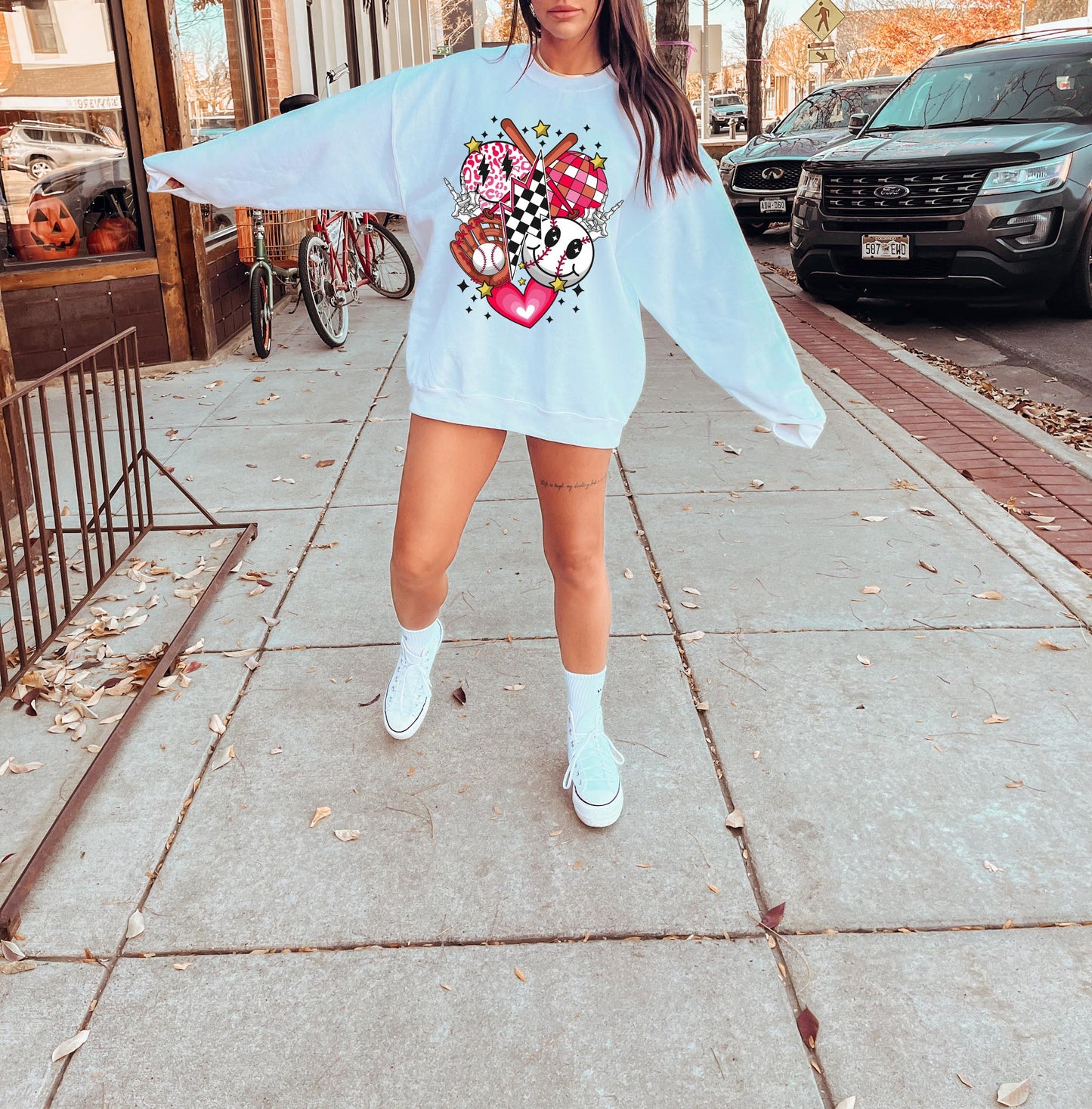 Pink Baseball GIrls T-shirt Png Design, Retro Smile Sublimation, Groovy Vibes Digital Download PNG File, Commercial Use